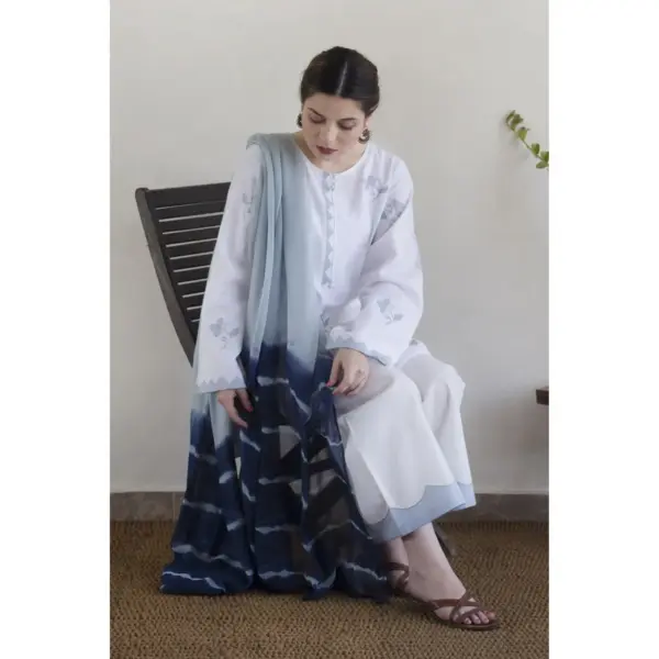 Blue Bloom” 3-Piece Cotton Set - Image 2