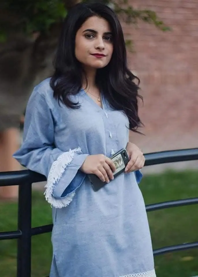 Eid Long Sleeve Tunic With Chikankari Embroidery - Image 2
